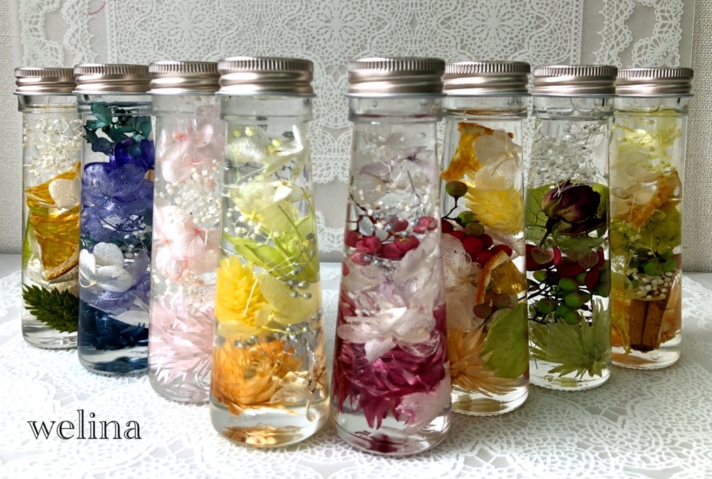 講習会より＊ミニミニコーンボトルとても可愛くできましたね♪